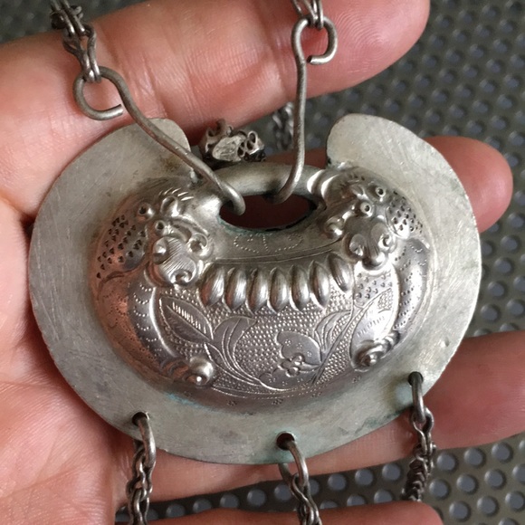 🖤1900-30s💕Chinese antique necklace - Picture 10 of 16